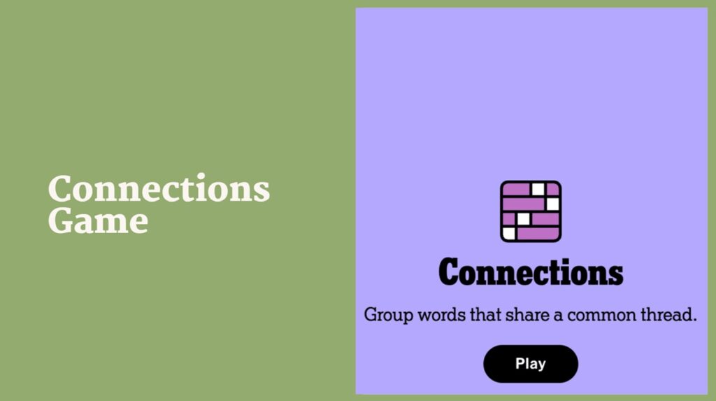 Connections Game